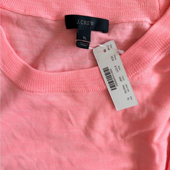 J. Crew Coral Long Sleeve Shirt - Picture 2 of 2